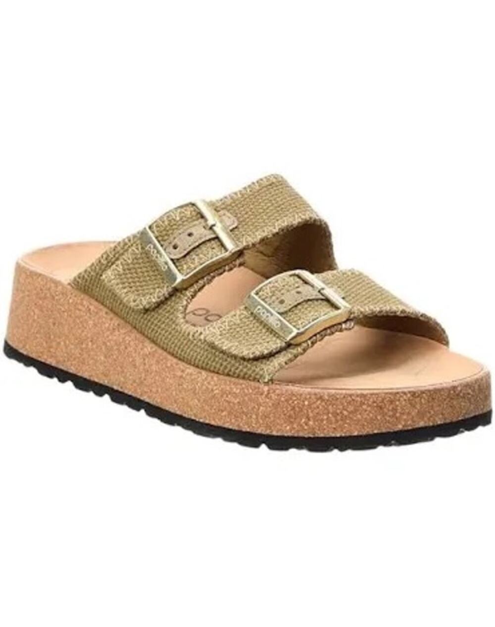 Birkenstock Papillio Gabriela Faded Khaki Platform Sandals 39 NWOT Resort Boho